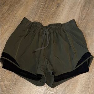 MPG- Olive Green Women's Athletic Shorts- size medium